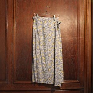 Vintage Talbots Wrap Maxi Skirt